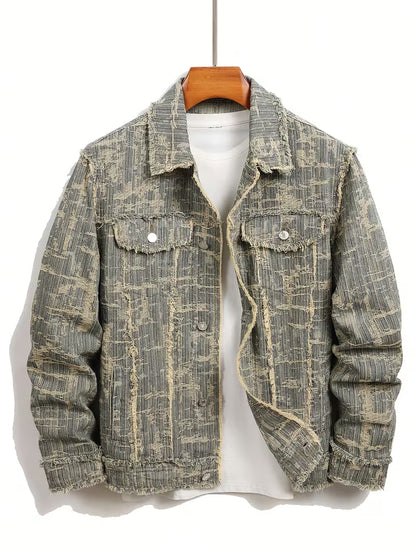 Anoxina Grey Textured Overshirt