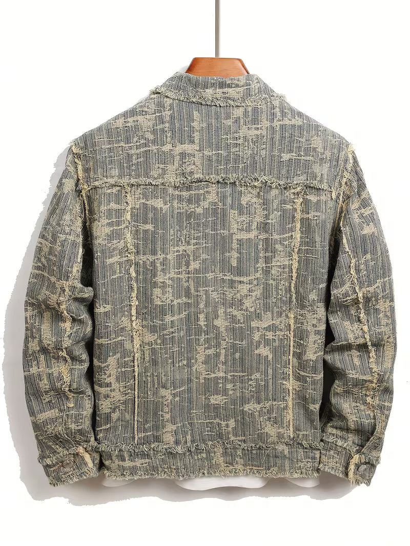 Anoxina Grey Textured Overshirt