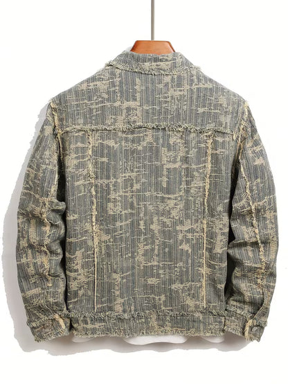 Anoxina Grey Textured Overshirt