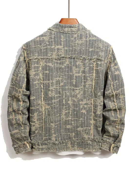 Anoxina Grey Textured Overshirt