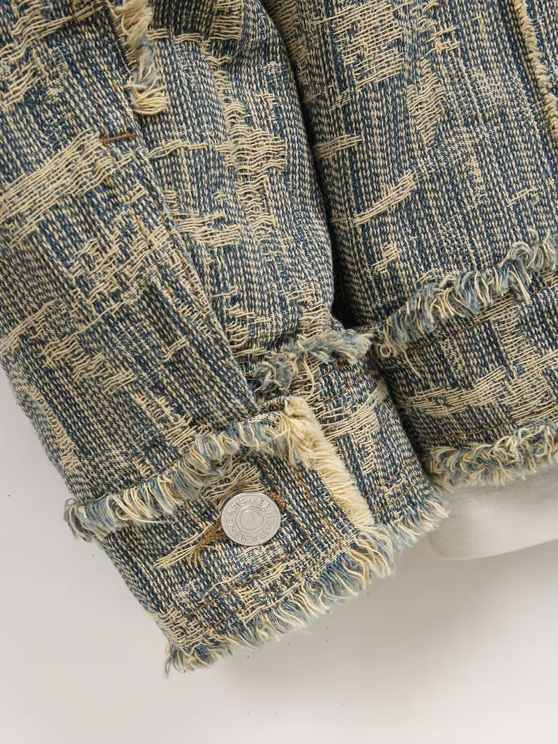 Anoxina Grey Textured Overshirt