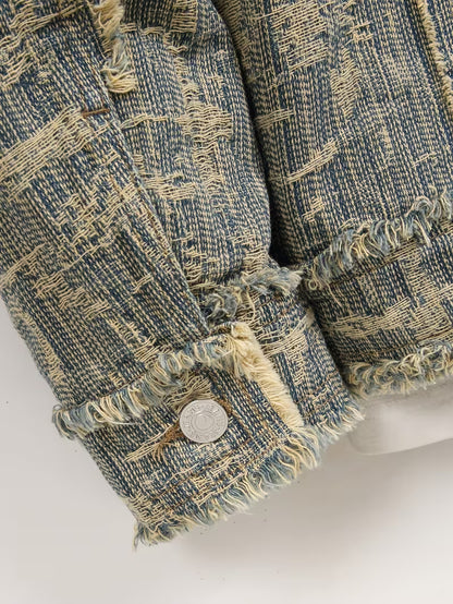 Anoxina Grey Textured Overshirt