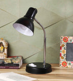 Black Steel Adjustable Study Lamp – Metal Shade Desk Lamp for Study, Office & Reading